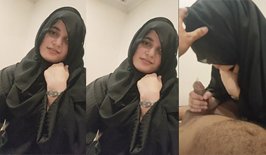 Real Desi Indian Hijabi Innocent Girl Sucking BF Hard Dick