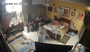 Indian Bhabhi After Bath Dress Changing Showing CCTV Viral Porn