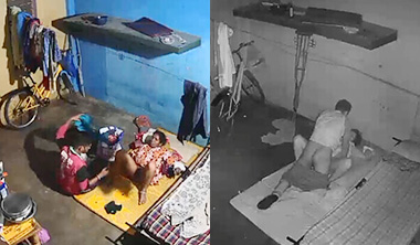 Dusky Tamil Wife With Husband Fucking Hard CCTV Cam Video