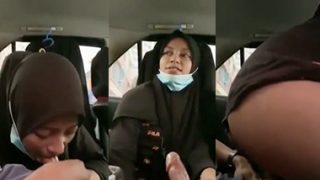 Tamil Hijabi Girl Blowjob Dick Fucking Inside Car Hindin Sex