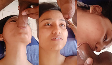 Tamil Indian Girl Deepthroat Blowjob Hard Fucking Pussy