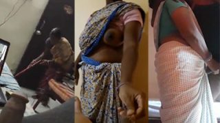 Kochi Bachelor Hostel Maid Aunty Watches Shaking My Dick HD