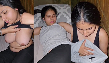 Punjabi Chubby Girl Riding On BF Dick Captured Fucking