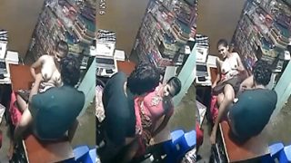 Viral Tamil Girl Affair With Shop Owner Fucking CCTV Clips