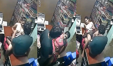Viral Tamil Girl Affair With Shop Owner Fucking CCTV Clips