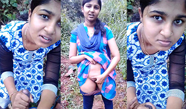 Shy Tamil Teen Girl Outdoor – Rubbing Pussy With BF Viral