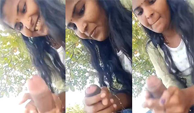 Dusky Tamil Girl Sucking Outdoor Lover Dick Leaked