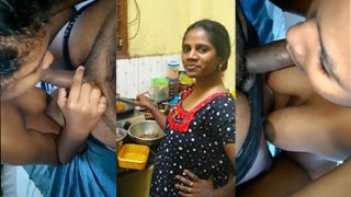 Dusky Tamil Wife Riding Husband Big Dick Fuck