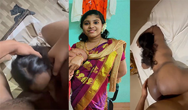 Desi Tamil Cuckold Wife Shared Threesome DoggyStyle Fuck