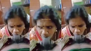 Tamil Maid Aunty Giving Blowjob Leaked Mms