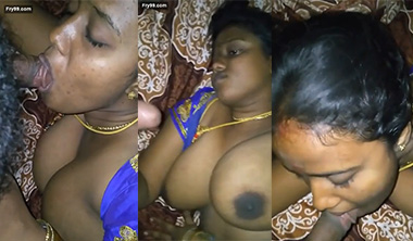 Tamil Married Wife Giving Blowjob to Her Husband Dick