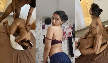 Tamil Teen Maal Showing Boobs & Threesome Sex Video