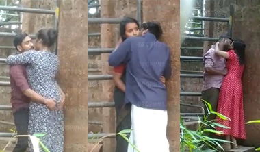 Horny Mallu Couples Romance Sex Outdoor Spot Spy Cam