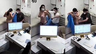Mallu Wife Clinic Naked – in Front of Doctor IPCam Viral