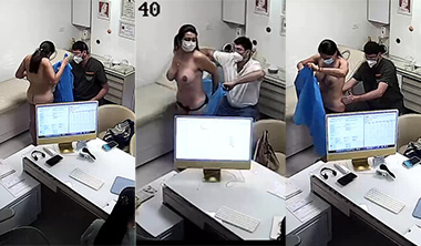 Mallu Wife Clinic Naked – in Front of Doctor IPCam Viral