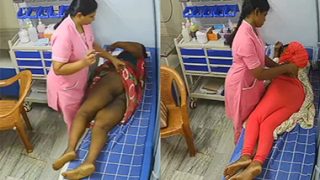 Tamil Aunty in Clinic Room – IPCam Captured Nude