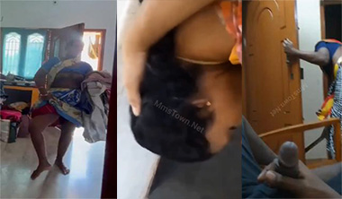 Tamil Mallu Maid Aunty Seduced – Fuck With House Owner Leaked