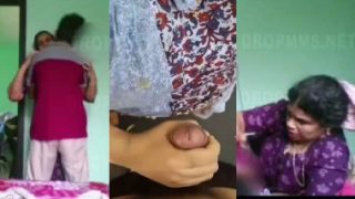 Tamil Mallu MoM – Son Romance Giving Hand Job