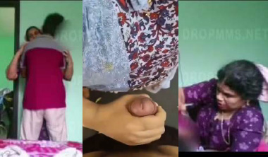 Tamil Mallu MoM – Son Romance Giving Hand Job