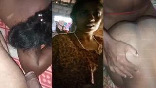 Tamil Wife Affair Doggy Fucking Cumshot On Back