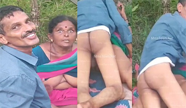 Cheater Tamil Aunty Outdoor Sex Caught By Local Guy