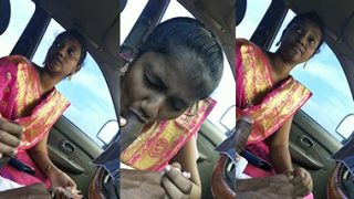 Tamil Mallu Girl Blowjob – Sex Inside the Car